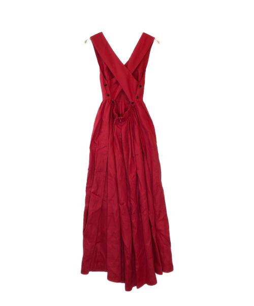 MYLAN（マイラン）MYLAN (マイラン) Back-Cross Long Dress レッド サイズ:F 未使用品の古着・服飾アイテム