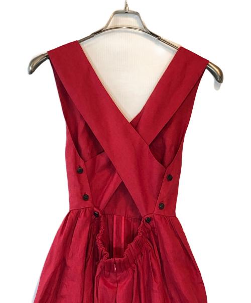 MYLAN（マイラン）MYLAN (マイラン) Back-Cross Long Dress レッド サイズ:F 未使用品の古着・服飾アイテム