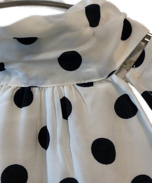 MAISON SPECIAL（メゾンスペシャル）MAISON SPECIAL (メゾンスペシャル) 2WAY Sleeve Dot One-Piece ホワイト サイズ:38の古着・服飾アイテム