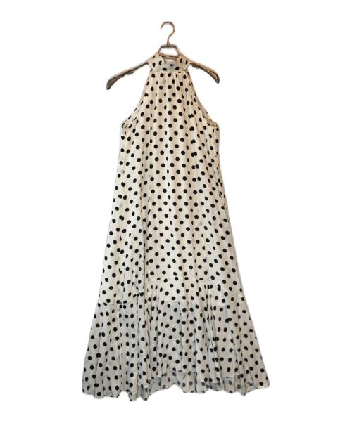 MAISON SPECIAL（メゾンスペシャル）MAISON SPECIAL (メゾンスペシャル) 2WAY Sleeve Dot One-Piece ホワイト サイズ:38の古着・服飾アイテム