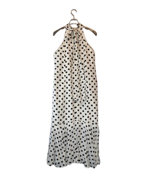 MAISON SPECIAL（メゾンスペシャル）MAISON SPECIAL (メゾンスペシャル) 2WAY Sleeve Dot One-Piece ホワイト サイズ:38の古着・服飾アイテム