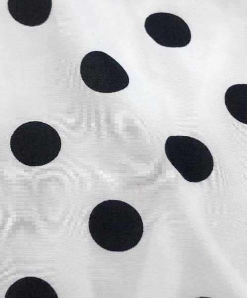 MAISON SPECIAL（メゾンスペシャル）MAISON SPECIAL (メゾンスペシャル) 2WAY Sleeve Dot One-Piece ホワイト サイズ:38の古着・服飾アイテム