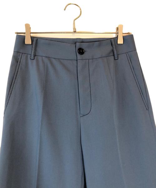MM6 Maison Margiela（エムエムシックスメゾンマルジェラ）MM6 Maison Margiela (エムエムシックスメゾンマルジェラ) ワイドトラウザーパンツ スカイブルー サイズ:40の古着・服飾アイテム