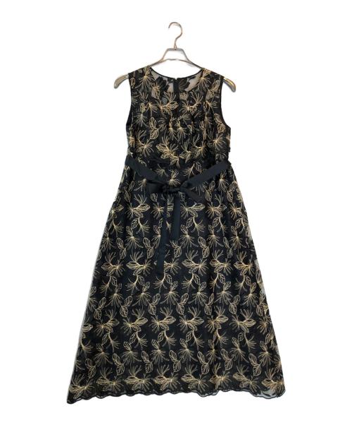 GRACE CONTINENTAL（（グレースコンチネンタル）GRACE CONTINENTAL (（グレースコンチネンタル) ノースリーブワンピース ブラック サイズ:38の古着・服飾アイテム