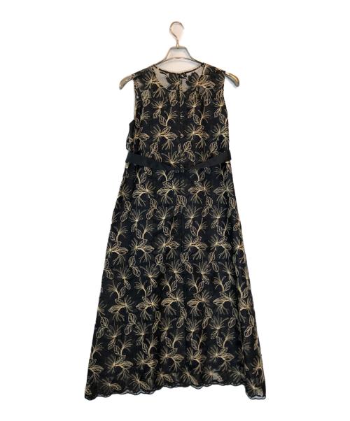 GRACE CONTINENTAL（（グレースコンチネンタル）GRACE CONTINENTAL (（グレースコンチネンタル) ノースリーブワンピース ブラック サイズ:38の古着・服飾アイテム