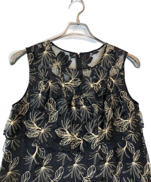 GRACE CONTINENTAL（（グレースコンチネンタル）GRACE CONTINENTAL (（グレースコンチネンタル) ノースリーブワンピース ブラック サイズ:38の古着・服飾アイテム