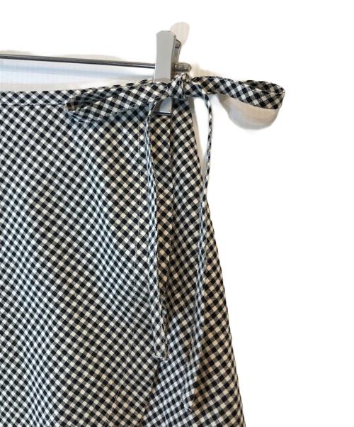 tricot COMME des GARCONS（トリココムデギャルソン）tricot COMME des GARCONS (トリココムデギャルソン) ラップスカート ブラック×グレー サイズ:下記参照の古着・服飾アイテム