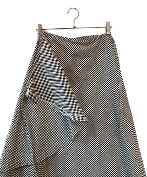 tricot COMME des GARCONS（トリココムデギャルソン）tricot COMME des GARCONS (トリココムデギャルソン) ラップスカート ブラック×グレー サイズ:下記参照の古着・服飾アイテム