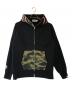 A BATHING APE（アベイシングエイプ）の古着「カモシャークジップパーカー」｜ブラック
