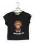 A BATHING APE（アベイシングエイプ）の古着「milo crystal stone cropped tee」｜ブラック