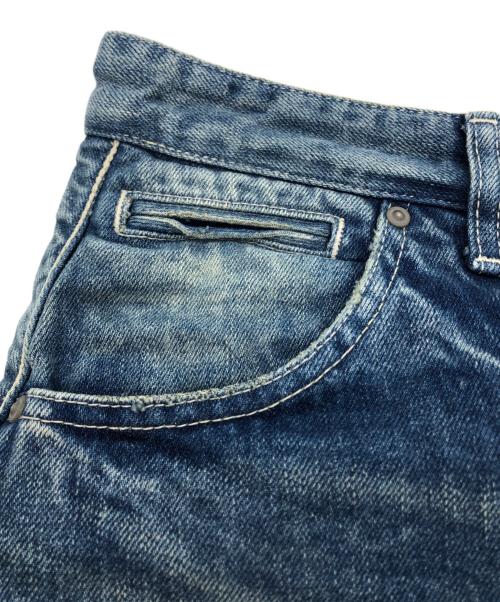 mina perhonen（ミナ ペルホネン）mina perhonen (ミナ ペルホネン) ロールアップデニムパンツ ブルー サイズ:36の古着・服飾アイテム
