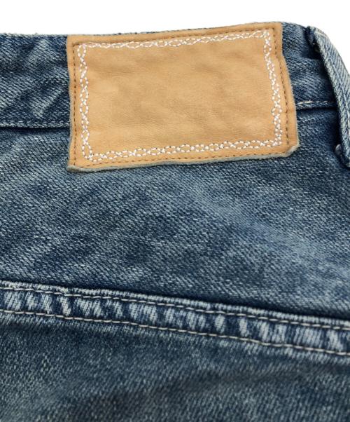 mina perhonen（ミナ ペルホネン）mina perhonen (ミナ ペルホネン) ロールアップデニムパンツ ブルー サイズ:36の古着・服飾アイテム