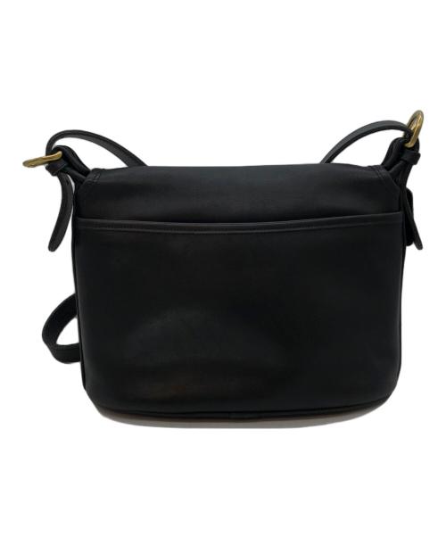 COACH（コーチ）COACH (コーチ) レザーショルダーバッグ ブラックの古着・服飾アイテム