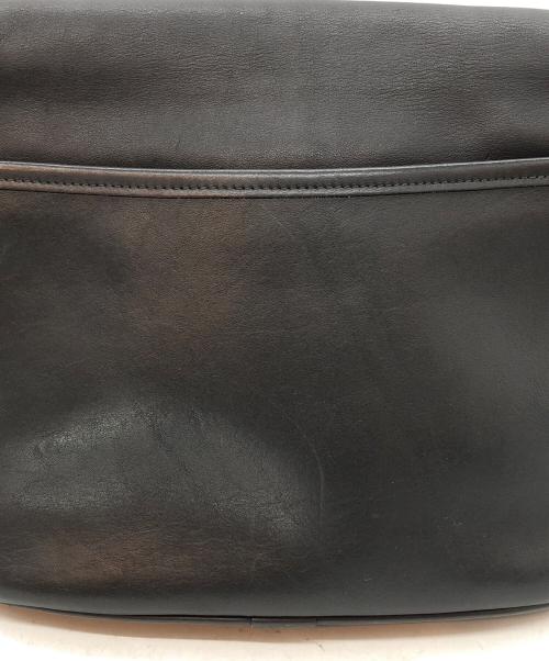 COACH（コーチ）COACH (コーチ) レザーショルダーバッグ ブラックの古着・服飾アイテム