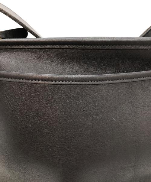 COACH（コーチ）COACH (コーチ) レザーショルダーバッグ ブラックの古着・服飾アイテム