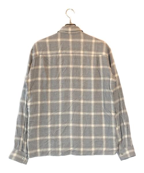 Ron Herman（ロンハーマン）Ron Herman (ロンハーマン) レーヨンオンブレチェックシャツ グレー サイズ:Lの古着・服飾アイテム