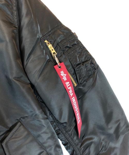 ALPHA（アルファ）ALPHA (アルファ) フライトジャケット ブラック サイズ:Mの古着・服飾アイテム