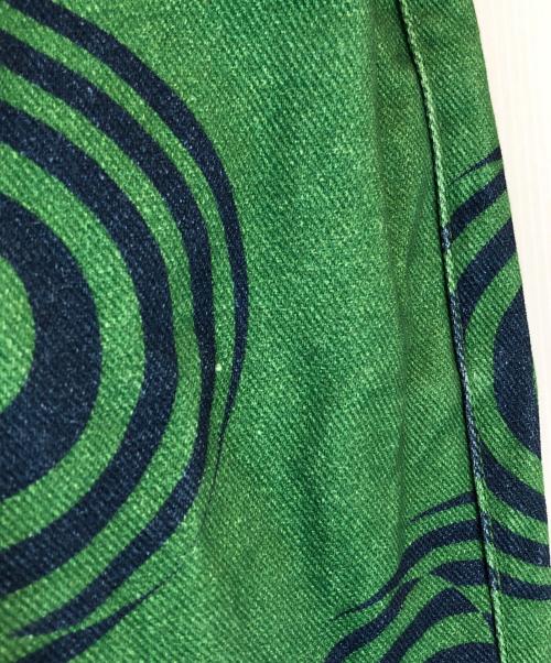ARTE（アルテ）arte (アルテ) JANCO SWIRL PANTS グリーン サイズ:30の古着・服飾アイテム