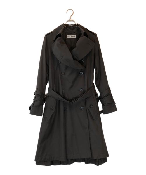 ISSEY MIYAKE（イッセイミヤケ）ISSEY MIYAKE (イッセイミヤケ) モディファイドトレンチコート ブラウン サイズ:２の古着・服飾アイテム