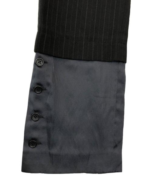 ISSEY MIYAKE（イッセイミヤケ）ISSEY MIYAKE (イッセイミヤケ) 変形ストライプパンツ ネイビー サイズ:3の古着・服飾アイテム