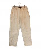 S.W.U.Nエスダブリューユーエヌ）の古着「Double Knee Painter Pants」｜アイボリー