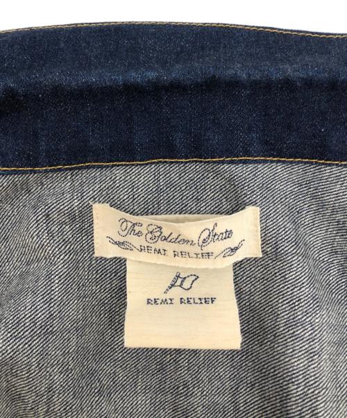 REMI RELIEF（レミレリーフ）REMI RELIEF (レミレリーフ) 1stタイプデニムジャケット インディゴ サイズ:Lの古着・服飾アイテム