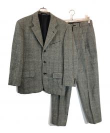 COMME des GARCONS HOMME PLUS（コムデギャルソンオムプリュス）の古着「Wウィンドウペンツイードスーツ」｜グレー