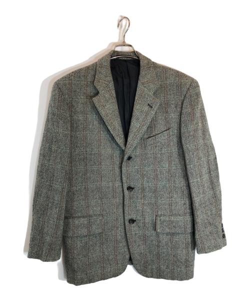 COMME des GARCONS HOMME PLUS（コムデギャルソンオムプリュス）COMME des GARCONS HOMME PLUS (コムデギャルソンオムプリュス) Wウィンドウペンツイードスーツ グレー サイズ:Sの古着・服飾アイテム