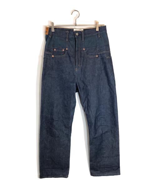 JUNYA WATANABE COMME des GARCONS（(ジュンヤワタナベ コムデギャルソン）JUNYA WATANABE COMME des GARCONS ((ジュンヤワタナベ コムデギャルソン) 21AW 再構築デニムパンツ インディゴ サイズ:Sの古着・服飾アイテム