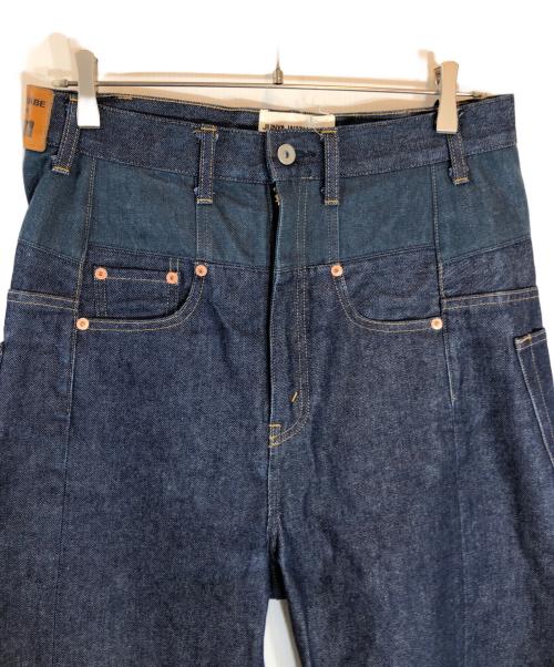JUNYA WATANABE COMME des GARCONS（(ジュンヤワタナベ コムデギャルソン）JUNYA WATANABE COMME des GARCONS ((ジュンヤワタナベ コムデギャルソン) 21AW 再構築デニムパンツ インディゴ サイズ:Sの古着・服飾アイテム