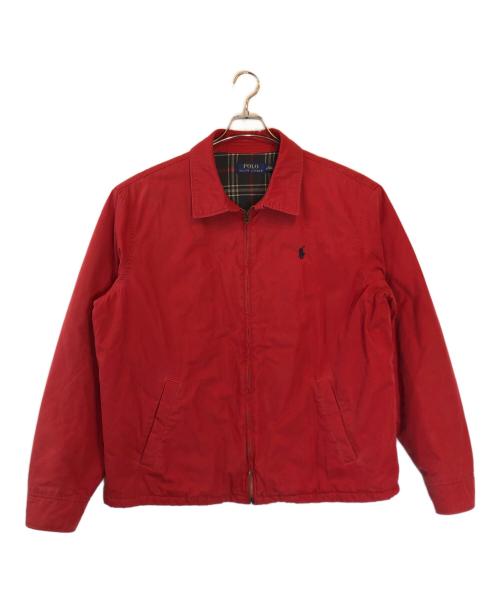 POLO RALPH LAUREN（ポロ・ラルフローレン）POLO RALPH LAUREN (ポロ・ラルフローレン) 中綿スイングトップ レッド サイズ:XLの古着・服飾アイテム