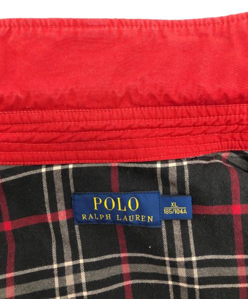 POLO RALPH LAUREN（ポロ・ラルフローレン）POLO RALPH LAUREN (ポロ・ラルフローレン) 中綿スイングトップ レッド サイズ:XLの古着・服飾アイテム