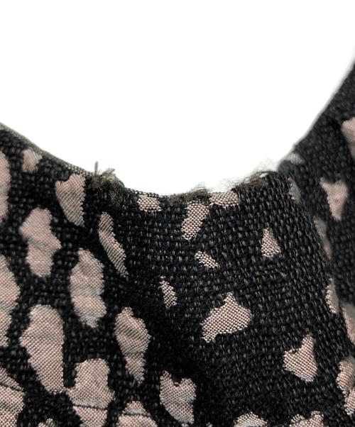 ISSEY MIYAKE（イッセイミヤケ）ISSEY MIYAKE (イッセイミヤケ) パイソン柄ベスト ブラック サイズ:2の古着・服飾アイテム