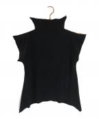 ISSEY MIYAKE FETEイッセイミヤケフェット）の古着「変形カットソー」｜ブラック