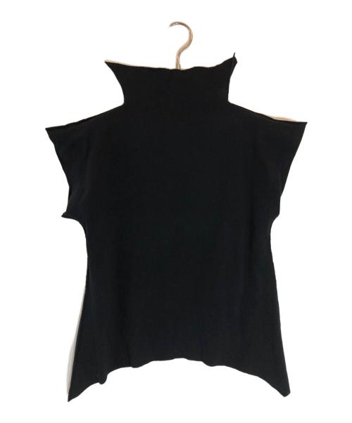 ISSEY MIYAKE FETE（イッセイミヤケフェット）ISSEY MIYAKE FETE (イッセイミヤケフェット) 変形カットソー ブラック サイズ:2の古着・服飾アイテム