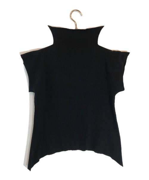 ISSEY MIYAKE FETE（イッセイミヤケフェット）ISSEY MIYAKE FETE (イッセイミヤケフェット) 変形カットソー ブラック サイズ:2の古着・服飾アイテム