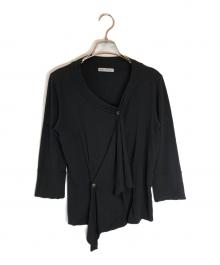 ISSEY MIYAKE（イッセイミヤケ）の古着「変形カットソー」｜ブラック