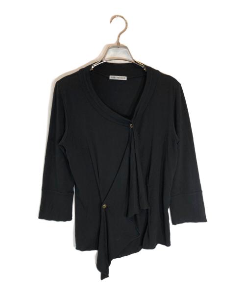 ISSEY MIYAKE（イッセイミヤケ）ISSEY MIYAKE (イッセイミヤケ) 変形カットソー ブラック サイズ:2の古着・服飾アイテム