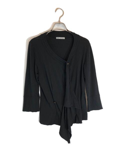 ISSEY MIYAKE（イッセイミヤケ）ISSEY MIYAKE (イッセイミヤケ) 変形カットソー ブラック サイズ:2の古着・服飾アイテム