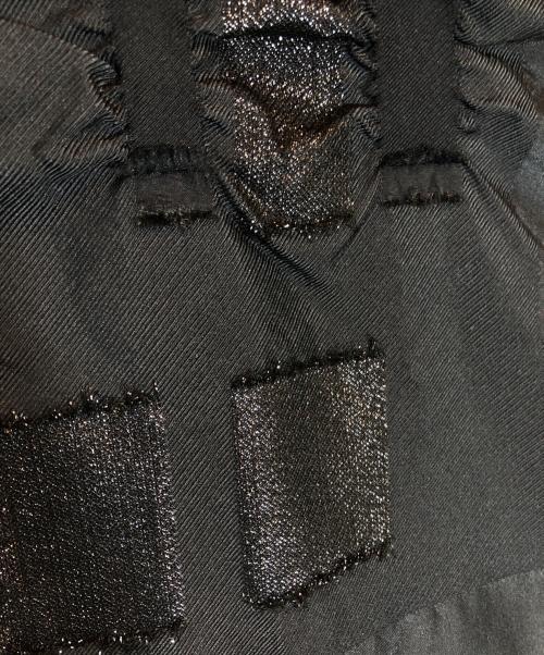 ISSEY MIYAKE（イッセイミヤケ）ISSEY MIYAKE (イッセイミヤケ) ラメ加工ワンピース ブラック サイズ:2の古着・服飾アイテム