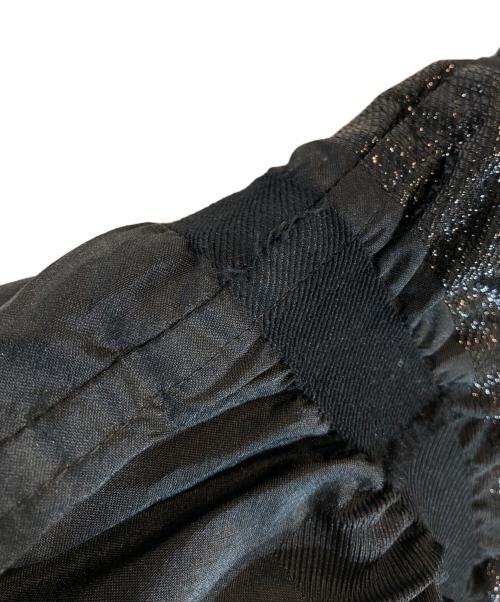 ISSEY MIYAKE（イッセイミヤケ）ISSEY MIYAKE (イッセイミヤケ) ラメ加工ワンピース ブラック サイズ:2の古着・服飾アイテム