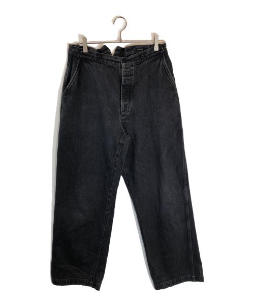 COMOLI（コモリ）COMOLI (コモリ) デニムオーバーパンツ ブラック サイズ:１の古着・服飾アイテム