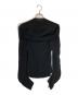 ISSEY MIYAKE FETE (イッセイミヤケフェット) 変形カットソー ブラック サイズ:2：10000円