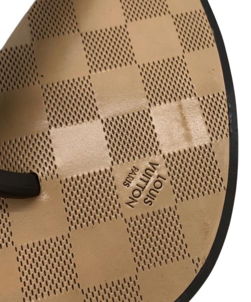 LOUIS VUITTON（ルイ ヴィトン）LOUIS VUITTON (ルイ ヴィトン) ダミエ ラバートングサンダル ベージュ サイズ:7の古着・服飾アイテム