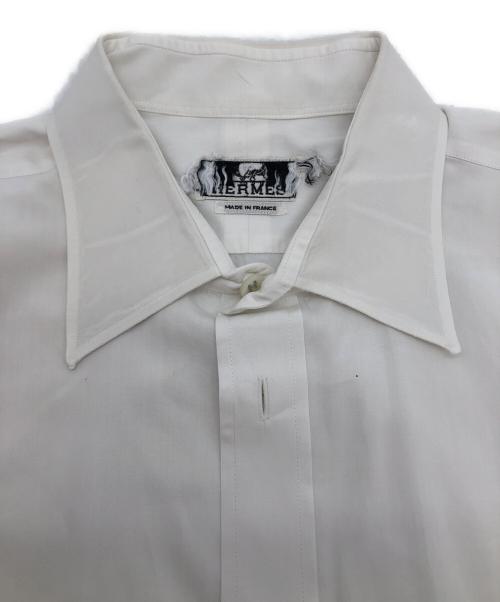 HERMES（エルメス）HERMES (エルメス) 長袖シャツ ホワイト サイズ:42の古着・服飾アイテム