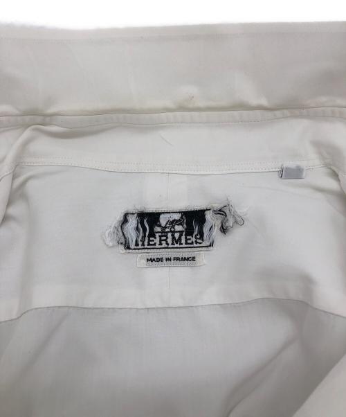 HERMES（エルメス）HERMES (エルメス) 長袖シャツ ホワイト サイズ:42の古着・服飾アイテム