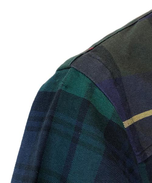 POLO RALPH LAUREN（ポロ・ラルフローレン）POLO RALPH LAUREN (ポロ・ラルフローレン) パッチワークチェックシャツ マルチカラー サイズ:Sの古着・服飾アイテム
