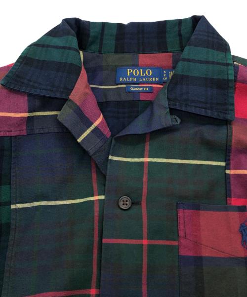 POLO RALPH LAUREN（ポロ・ラルフローレン）POLO RALPH LAUREN (ポロ・ラルフローレン) パッチワークチェックシャツ マルチカラー サイズ:Sの古着・服飾アイテム