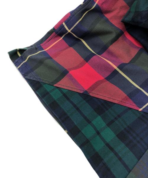 POLO RALPH LAUREN（ポロ・ラルフローレン）POLO RALPH LAUREN (ポロ・ラルフローレン) パッチワークチェックシャツ マルチカラー サイズ:Sの古着・服飾アイテム