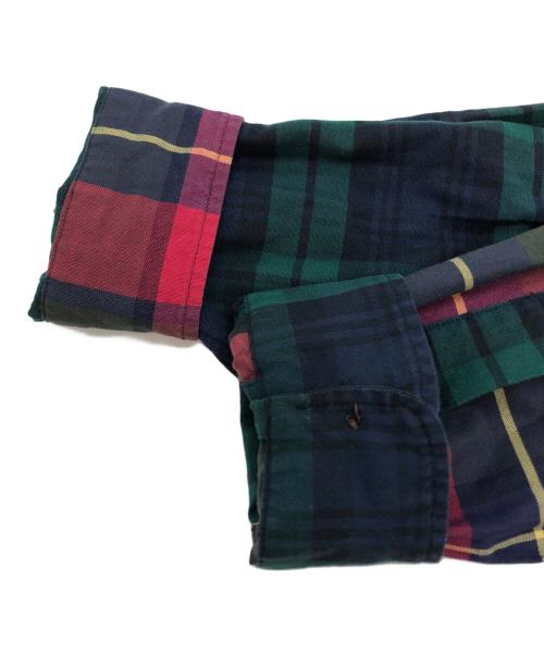POLO RALPH LAUREN（ポロ・ラルフローレン）POLO RALPH LAUREN (ポロ・ラルフローレン) パッチワークチェックシャツ マルチカラー サイズ:Sの古着・服飾アイテム